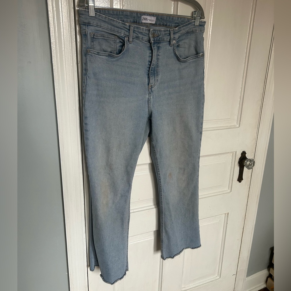 Zara straight leg cropped Jean